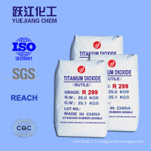 Titane Dioxide Rutile R299 Spécial pour Masterbatch